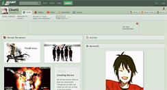 Desktop Screenshot of clive92.deviantart.com