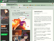 Tablet Screenshot of ichigoxsenna-fc.deviantart.com