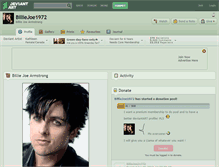 Tablet Screenshot of billiejoe1972.deviantart.com