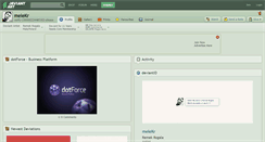 Desktop Screenshot of melekr.deviantart.com