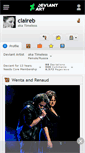 Mobile Screenshot of claireb.deviantart.com