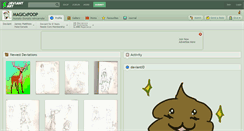 Desktop Screenshot of magicxpoop.deviantart.com