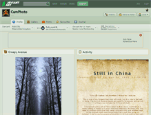 Tablet Screenshot of camphoto.deviantart.com