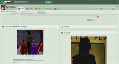 Desktop Screenshot of lefemme.deviantart.com