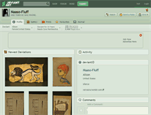 Tablet Screenshot of naaso-fluff.deviantart.com