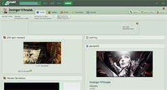 Desktop Screenshot of desinger105malak.deviantart.com