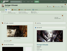 Tablet Screenshot of desinger105malak.deviantart.com