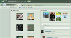 Desktop Screenshot of bubblesloverz.deviantart.com