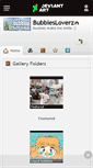 Mobile Screenshot of bubblesloverz.deviantart.com