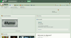 Desktop Screenshot of dapress.deviantart.com
