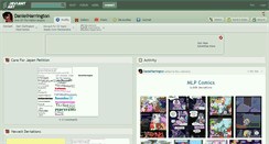 Desktop Screenshot of danielharrington.deviantart.com
