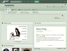 Tablet Screenshot of fuyunofuhei.deviantart.com