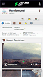 Mobile Screenshot of nandemonai.deviantart.com