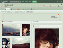 Tablet Screenshot of nandemonai.deviantart.com