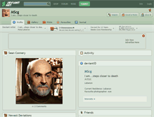 Tablet Screenshot of mscg.deviantart.com