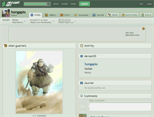 Tablet Screenshot of hongapio.deviantart.com