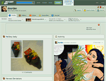 Tablet Screenshot of dourdan.deviantart.com