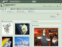 Tablet Screenshot of megatokyofan12.deviantart.com