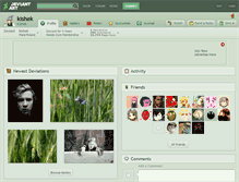 Tablet Screenshot of kishek.deviantart.com