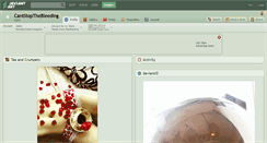 Desktop Screenshot of cantstopthebleeding.deviantart.com