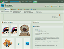 Tablet Screenshot of nintenzone.deviantart.com