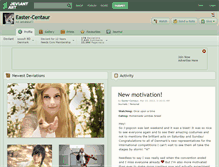 Tablet Screenshot of easter-centaur.deviantart.com