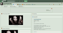 Desktop Screenshot of darkwingedlady.deviantart.com