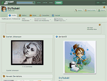 Tablet Screenshot of erytsubaki.deviantart.com