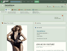 Tablet Screenshot of hannahhavoc.deviantart.com