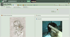 Desktop Screenshot of lost--prophet.deviantart.com