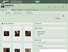 Tablet Screenshot of dejanibanez.deviantart.com