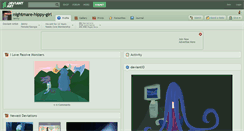 Desktop Screenshot of nightmare-hippy-girl.deviantart.com