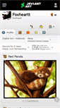 Mobile Screenshot of foxheartt.deviantart.com