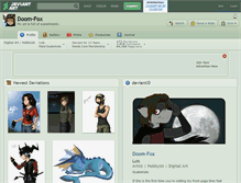 Tablet Screenshot of doom-fox.deviantart.com