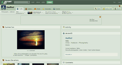 Desktop Screenshot of madred.deviantart.com