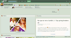 Desktop Screenshot of partyinlalaland.deviantart.com