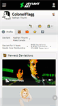 Mobile Screenshot of colonelflagg.deviantart.com