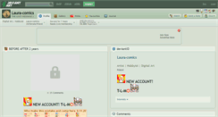 Desktop Screenshot of laura-comics.deviantart.com