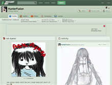 Tablet Screenshot of hunterfusion.deviantart.com