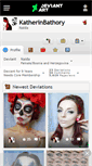 Mobile Screenshot of katherinbathory.deviantart.com