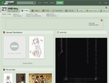 Tablet Screenshot of hnb-nny.deviantart.com