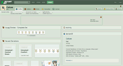 Desktop Screenshot of celcee.deviantart.com
