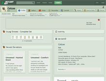 Tablet Screenshot of celcee.deviantart.com