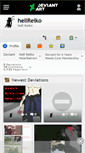 Mobile Screenshot of hellreiko.deviantart.com
