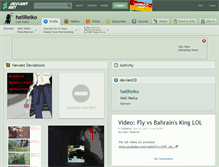Tablet Screenshot of hellreiko.deviantart.com