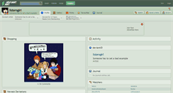 Desktop Screenshot of listersgirl.deviantart.com