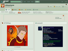 Tablet Screenshot of littleartemis.deviantart.com