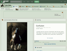 Tablet Screenshot of lievvvon.deviantart.com