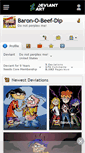 Mobile Screenshot of baron-o-beef-dip.deviantart.com