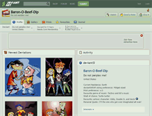 Tablet Screenshot of baron-o-beef-dip.deviantart.com